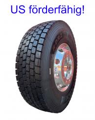 LKW Komplettrad 315/80R22.5 RoadX RDR2 156/153L (154/150M) 18PR, M+S, 3PMSF auf Alufelge Trailer Top 9.00x22.5 10/335/281 ET 151,5, BL 26mm, MZ, 4.125 kg, ALV, BRIGHT PRO, ohne Konus, ohne RDK Sensoren! 