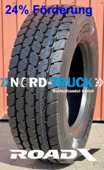 NEUREIFEN 285/70R19.5 RoadX RDR2 150/148K, 18PR, M+S, 3PMSF (Antriebsachse) ohne Laufrichtung 
