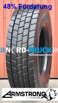 NEUREIFEN 295/80R22.5 ARMSTRONG ADR11 152/148M, 16PR, M+S, 3PMSF (Antriebsachse) mit Laufrichtung 