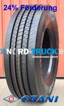 NEUREIFEN 305/70R19.5 OTANI OH-120, 148/145M, M+S, 18PR, 3PMSF (Lenkachse) ohne Laufrichtung 