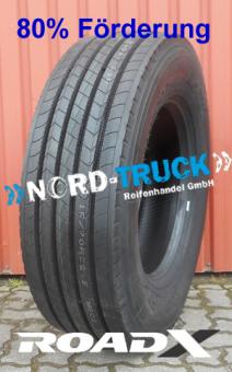 NEUREIFEN 295/80R22.5 RoadX RH621 154/149M, 18PR, M+S, 3PMSF (Lenkachse / Trailer / Bus) *ohne Laufrichtung 