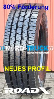 NEUREIFEN WINTER 315/70R22.5 RoadX WP806 154/150L, 18PR, M+S, 3PMSF (Lenkachse / Liftachse / Trailer) ohne Laufrichtung *Ab ca. Mitte Oktober wieder verfügbar, bitte vorbestellen! 