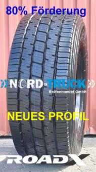 NEUREIFEN WINTER 385/55R22.5 RoadX WP806 164K, 24PR, M+S, 3PMSF (Lenkachse / Trailer) ohne Laufrichtung  *Hohe Traglast *Ab ca. Mitte Oktober wieder verfügbar, bitte vorbestellen! 