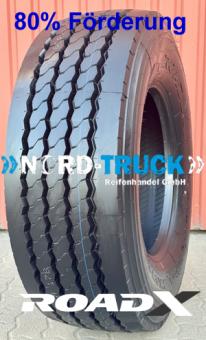 NEUREIFEN 385/65R22.5 RoadX DX671, 164/158K, hohe Traglast, 24PR, FRT, M+S, 3PMSF (Trailer) 