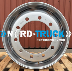 Stahlfelge Stahlfelge Trailer Top 9.00x22.5, 10/335/281 ET162 MZ 32 BB, 4250kg ALV, 26mm, ohne Konus 