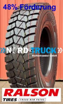 NEUREIFEN 315/80R22.5 158/156K 20PR TL M+S 3PMSF RALSON RDC66 (Antriebsachse ohne Laufrichtung) *Knapper Bestand 